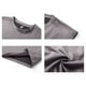 thumbnail image 4 of Camiseta sin mangas con cuello en V para hombre, de punto, con rayas verticales, para fitness, deportes, ocio, ajustada, con cuello en I y hombros anchos., 4 of 5