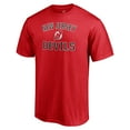 thumbnail image 2 of Men's  Red New Jersey Devils Victory Arch T-Shirt, 2 of 3