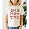 thumbnail image 4 of Christmas Cows and Plaid Holiday Bows Shirt for Women Teens and Girls Festive Winter Tee Natural Shirt 3T, 4 of 6