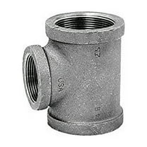 8700121455 3/4x1/2x3/4 Black Tee