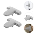 thumbnail image 3 of GOOHOCHY 2-Pack Refrigerator and Freezer Door Locks for Kids Safety, Childproof Dark Grey Latches for Fridge Doors, 3 of 8