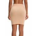 thumbnail image 3 of INSPIRE CHIC Women's High Waist Tummy Control Half Slips Slimming Fit Shaping Under Dress S Light Beige, 3 of 5