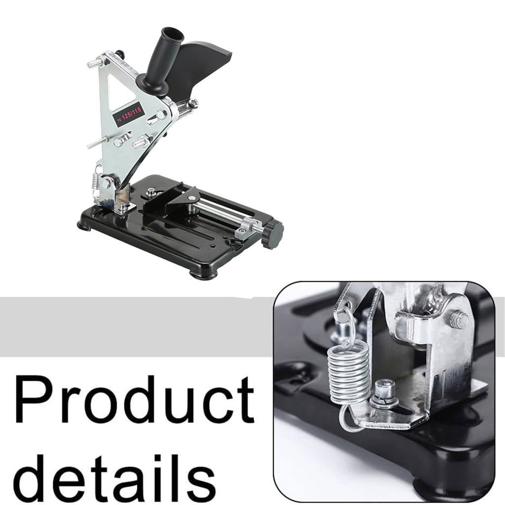MOMOJIA Adjustable Angles Grinder Stand Mounting Bracket Stabilizers For 100-125mm Grinder Tool Mount With Solid Cast Iron Base