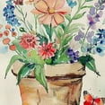 thumbnail image 6 of WYYP Flowers Butterfly Round Tablecloth - Great for Home Kitchen/Parties/Holiday Dinner - 100% Polyester Fiber - Full Width Single-Sided Printing White, 6 of 8