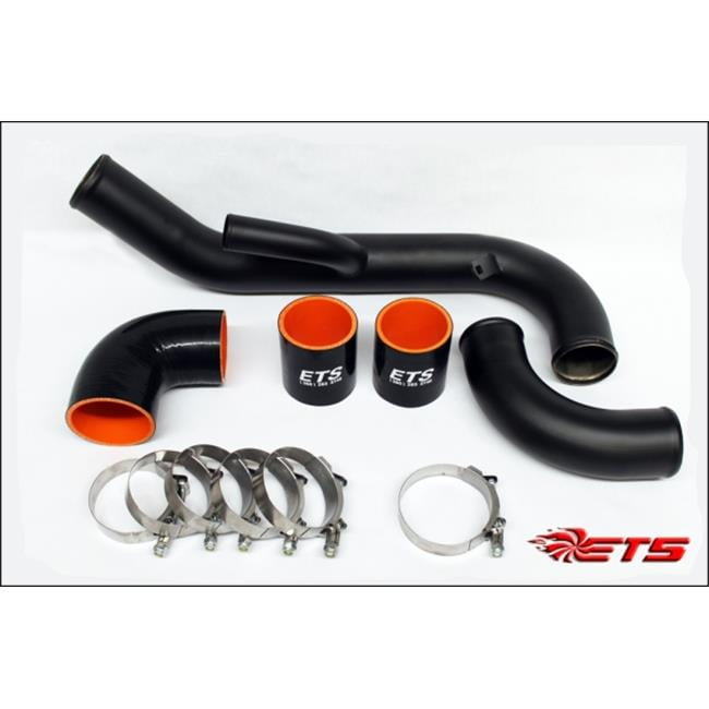ETS EvoXLICPWB Evo X Lower Intercooler Pipe Wrinkle Black