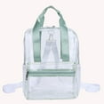 thumbnail image 4 of 2022 Clear Backpack Travel School Bag Security Unisex Fashion Women Backpack Transparent PVC Book Shoulder Bags, 4 of 10