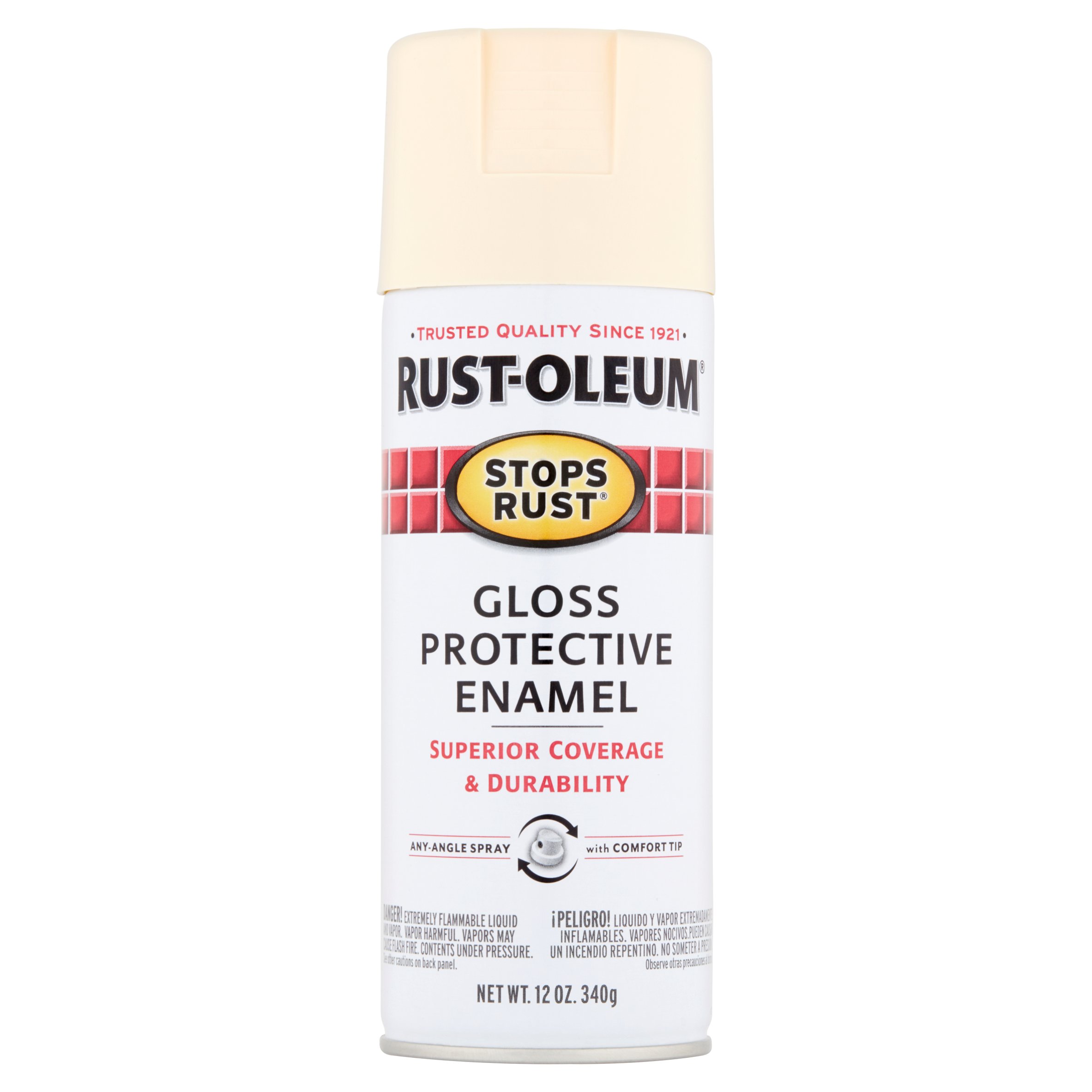 RustOleum Stops Rust Gloss Protective Enamel Antique White Spray Paint