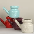 thumbnail image 4 of Olla Neti de CeráMica de 350 Ml, Olla para Limpieza de Nariz, Duradera, una Prueba de Fugas, para Enjuague Nasal, Lavado de Nariz, Hombres y Mujeres, PúRpura, 4 of 7