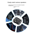 thumbnail image 4 of PAM8403 Digital Bluetooth Amplifier Board DC5V Mini Case TYPE-C Powered 5W USB Amplifier Board Module,1 x Digital amplifier board,Black, 4 of 8