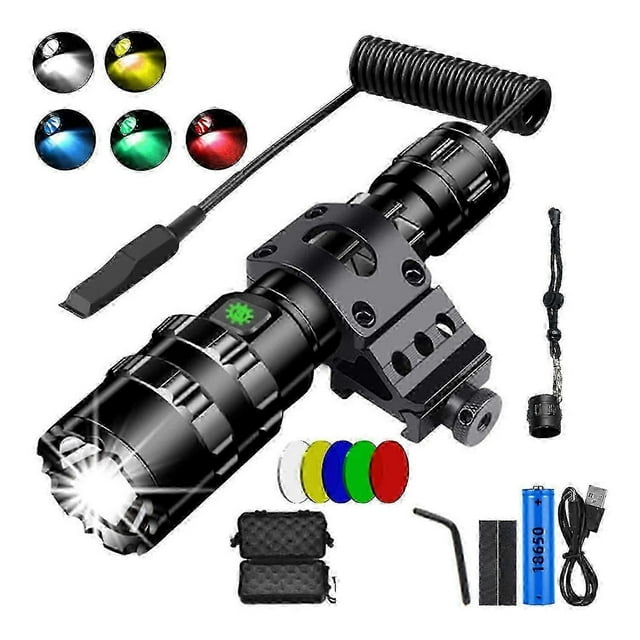 Led Flashlight For Outdoor Camping Car Lightingtorch Lights L2 Usb Rechargeable