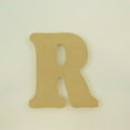 thumbnail image 4 of Package of 1, 14 Inch X 3/4" Thickness MDF Letter R in The Goudy Heavy Font, Thick, Upper Case for Art & Craft Project, Made in USA, 4 of 4