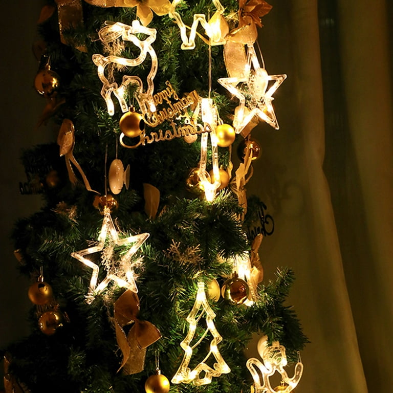 Christmas Window Light Decoration- 3D Acrylic LED Hanging Decoration -  Santa, Snowflake, Jingle Bell, Snowman, Christmas Tree - On Sale - Bed Bath  & Beyond - 32555634