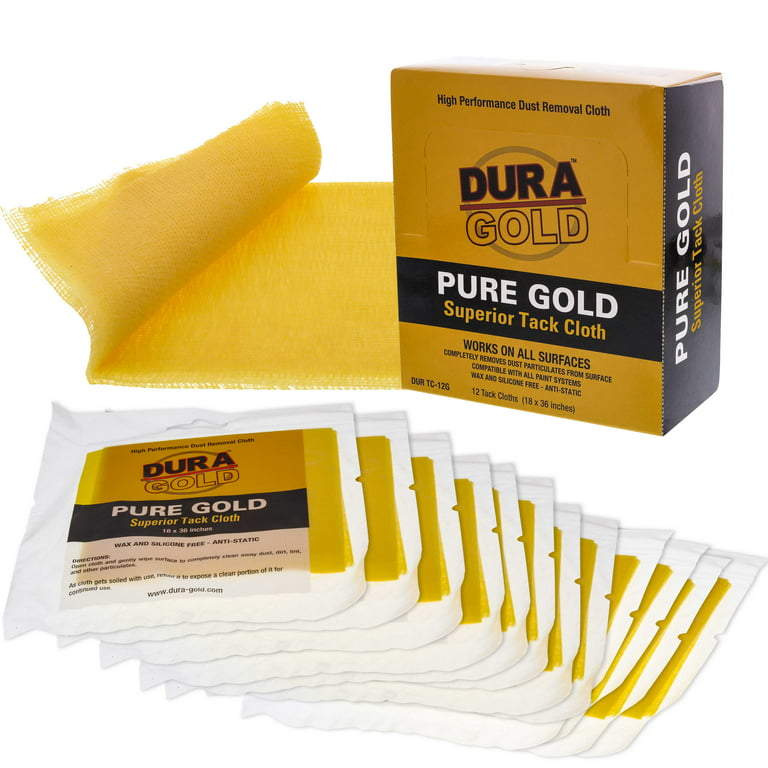 Dura-Gold Pure Gold Superior Tack Cloths - Wax & Silicone Free
