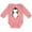 Mauve, variant on Inktastic Penguin Boys or Girls Long Sleeve Baby Bodysuit