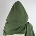 thumbnail image 6 of Hvyesh Cowl Hood Scarf Rogue Hood Medieval Cloak Renaissance Costume Men Neck Warmer Hooded Cape Hat Cyberpunk Accessories, 6 of 9