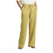 Ma Croix Womens Premium Soft Linen Pants Relaxed Fit Comfort Wear for Daily Styling