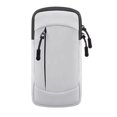 thumbnail image 1 of Bolsa para teléfono en el brazo con brazalete de running de dos capas, ajuste cómodo, bolsillo seguro para el teléfono para deportes y fitness., 1 of 8