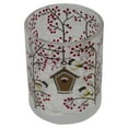 thumbnail image 4 of Northlight 5" Hand Painted Sparrows and Berries Flameless Glass Christmas Candle Holder, 4 of 6