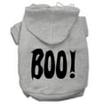 thumbnail image 1 of Boo! Screen Print Pet Hoodies Grey Size Med (12), 1 of 1