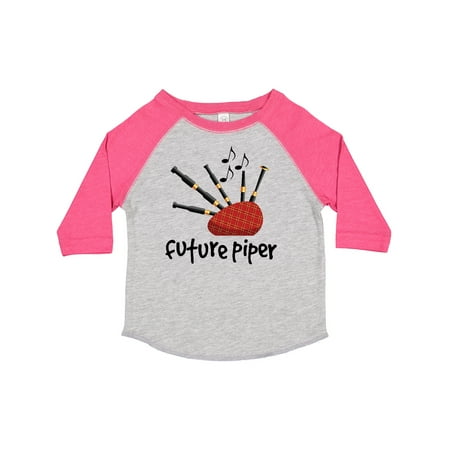 

Inktastic Bagpiper Kids Future Piper Gift Toddler Boy or Toddler Girl T-Shirt