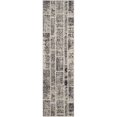 thumbnail image 1 of Safavieh Monaco Collection MNC216G Modern Geometric Patchwork Grey and Multi Runner (2'2" x 8'), 1 of 4