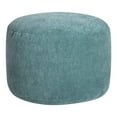 thumbnail image 5 of Gouchee Home Round Alfa Velour Pouf Bean Bag Charcoal, 5 of 5