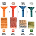 thumbnail image 2 of Set de tubos contadores de monedas PM Company con 150 envoltorios, 2 of 5