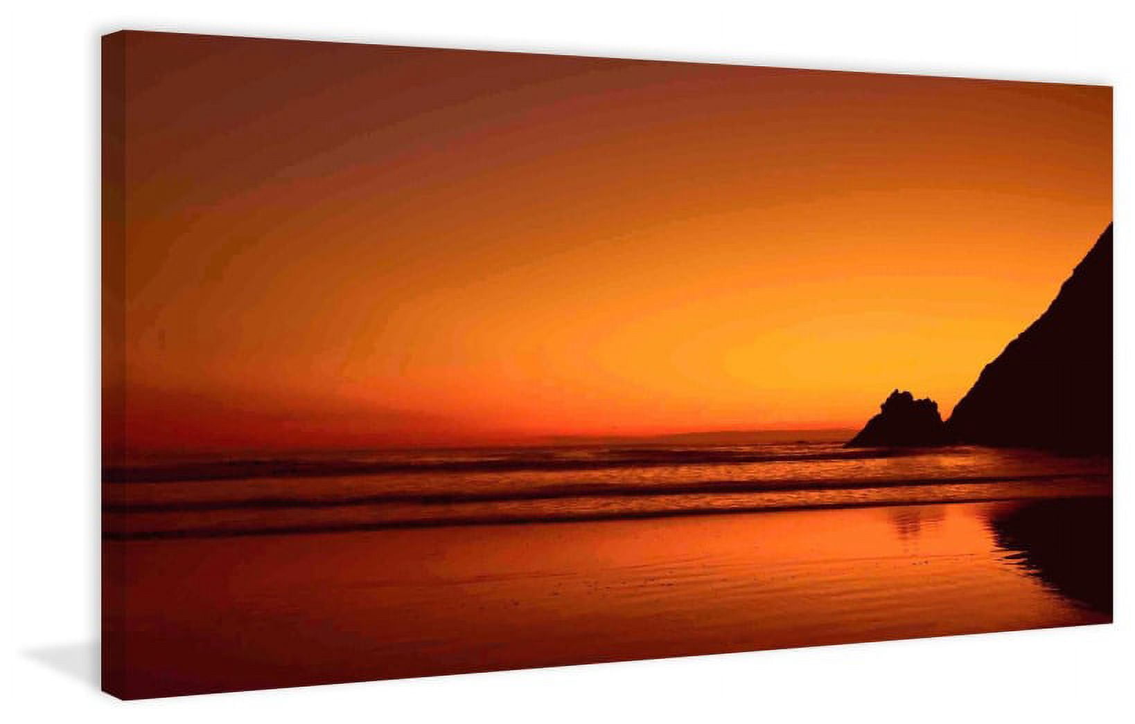 Marmont Hill Inc Marmont Hill - Sundown Serenity Painting Print on Canvas - Multi-color