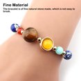 thumbnail image 5 of tredstone Solar Systems Bracelet Unisex Handmade Elastic Replacement Decorative Easy Matching Bangle Jewelry Birthday Gift Type 7, 5 of 5