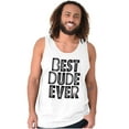 thumbnail image 4 of Best Dude Ever BFF Friendship Friend Mens Big & Tall Graphic Tank Top Brisco Brands 3X, 4 of 5