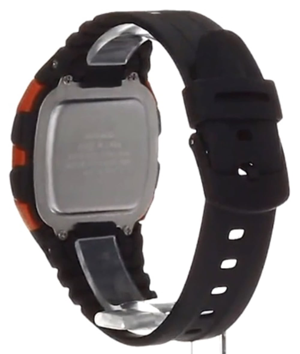 Casio Men's Sport Digital Watch, Black/Orange W96H-4A2V