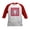 Red/White, variant on CafePress - Buffalo Skull Baseball Jersey - Kids Cotton Baseball Jersey, 3/4 Sleeve Shirt
