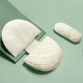 thumbnail image 1 of Side Pregnancy Sleep Pillows U Shaped Soft Support Floral Printed Ergonomic Maternity Wedge Pillow Green, 1 of 4
