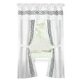 thumbnail image 3 of Achim Paige Rod Pocket 5 Piece Light Filtering Curtain Set, White, 55" x 63", 3 of 5