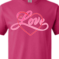 thumbnail image 4 of Inktastic Love in Red and Pink with Heart T-Shirt, 4 of 5