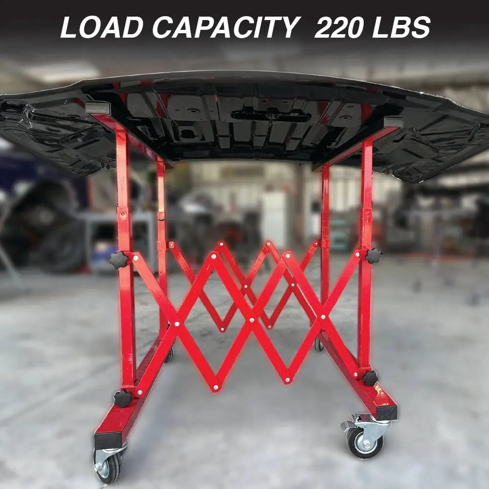 Universal Mobile Telescopic Paint Stand - Adjustable Body Extending Mechanical Panel Stand - (26497)