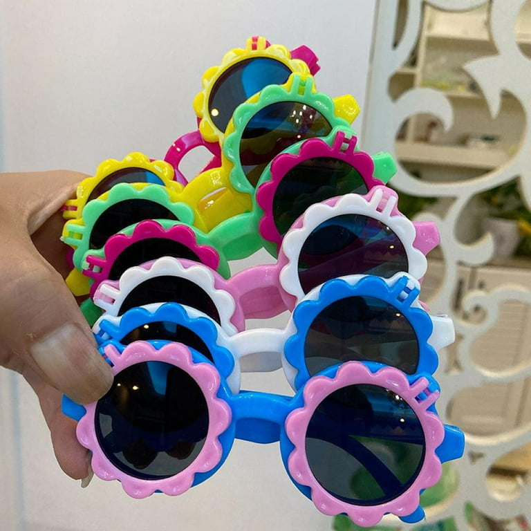 Generic 3 Pairs Of Flower Shape Party Sunglasses For Boys Multicolor-3x  37mm @ Best Price Online