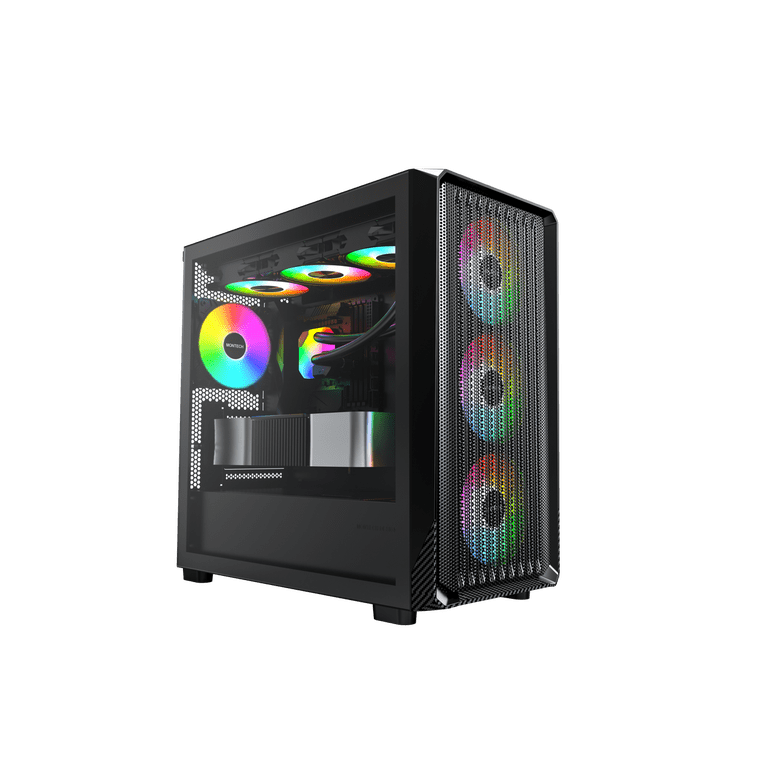 PCケース/美品/140mm LEDファンx5個付き/Model 5 Black 【公式通販】