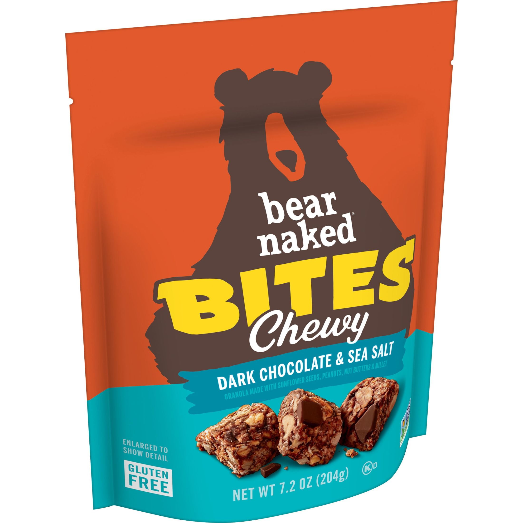 Bear Naked Granola Bites, Dark Chocolate and Sea Salt, 7.2 oz