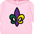 thumbnail image 3 of Inktastic Fleur De Lis Mardi Gras Holiday Toddler Hoodie, 3 of 4
