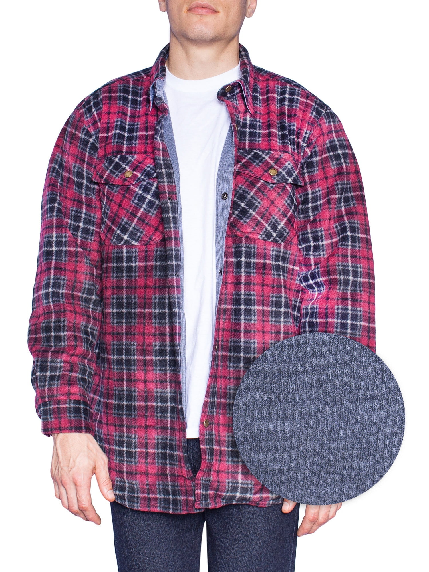 Flannel Jacket For Mens Big \u0026 Tall 