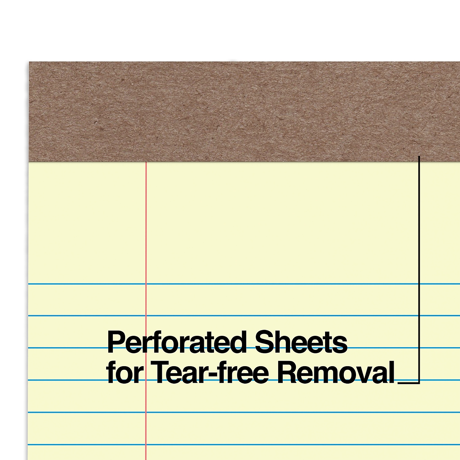 Staples 100% Recycled Narrow Ruled Perforated Notepads Canary 5" x 8" 12/PK 815590