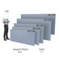 thumbnail image 4 of 100" 120" Portable Projector Screen Simple Curtain Anti-Light Projection Screens For Home Outdoor Office Projetor ,Wrinkle-Free, 4 of 5