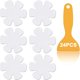 thumbnail image 1 of Quinnsus - Pegatinas antideslizantes para bañera, 24 unidades, transparentes, antideslizantes, con raspador para bañera, 3.2 in de diámetro, 1 of 5