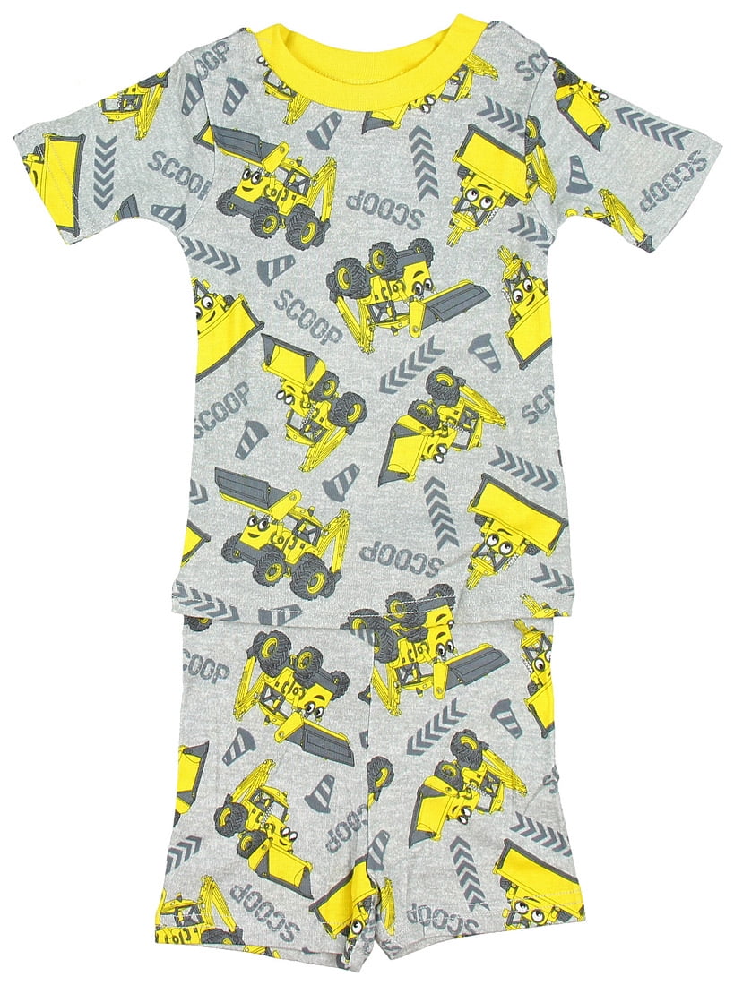 New With Tags Bob The Builder Toddler Short Pajamas Set Size 4T.