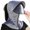 Dark Gray, variant on HONHUZH Summer Hats Unisex Full Face Sun Hat With Detachable Visor And Neck Flap Breathable Summer UV Protection