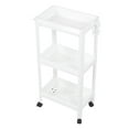 thumbnail image 4 of Freestanding Bathroom Shelf,Bathroom Tower Shelf Plastic Bathroom Rack Organizer Bathroom Shelving Rack Sleek Aesthetic, 4 of 12