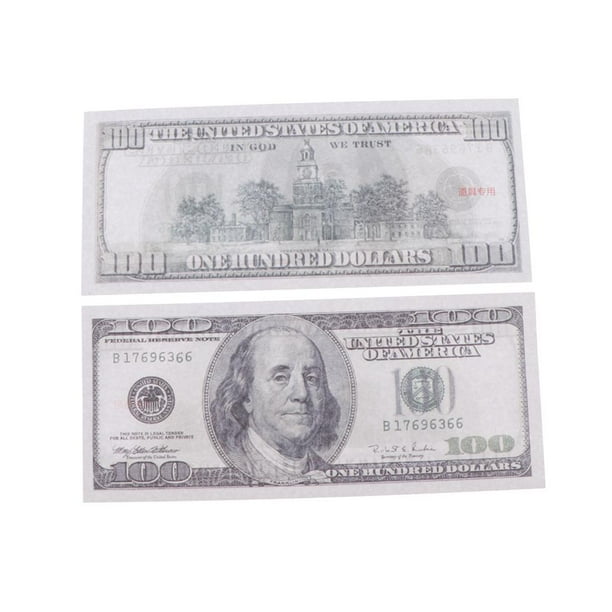 Paquete De 120 Billetes De Juego De $100 – Dinero Falso De Tamaño Real Para Niños | Aprende A Contar Y Jugar A La Tienda En Casa O En Clase