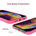 thumbnail image 3 of JETech Silicone Case for iPhone X, iPhone Xs, 5.8-Inch, Silky-Soft Touch Full-Body Protective Case, Shockproof Cover with Microfiber Lining (Dragon Fruit), 3 of 7