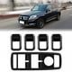 thumbnail image 5 of Cubierta Embellecedora Del Botón Del Interruptor De La Ventana, Patrón De Fibra De Carbono, 5 Piezas Para Benz A B C E CLA GLA GLK ML GLE Clase W204 W212, 5 of 7